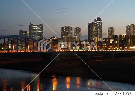 武蔵小杉の夕景 22731052
