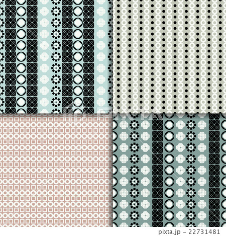 Abstract seamless pattern set Abstract seamless pattern set 22731481