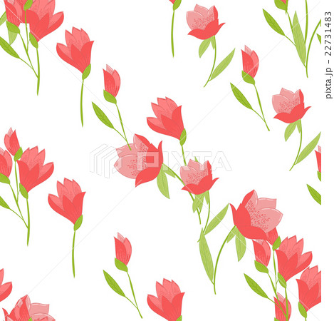 Seamless pattern with tulips 22731483