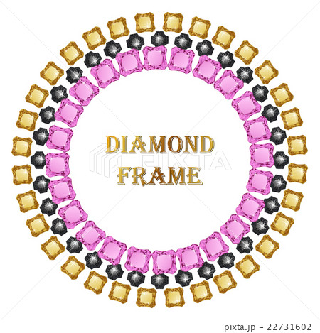 Diamond round frame 22731602