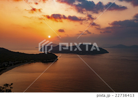 瀬戸内海の朝日 瀬戸内海の朝日 22736413