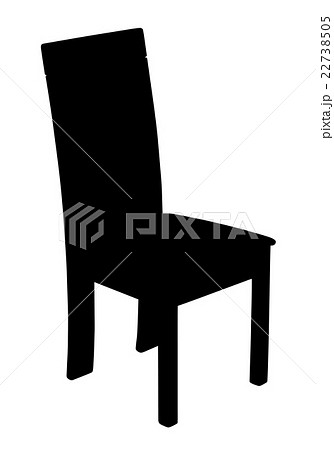Silhouette of classic carved chair Silhouette of classic carved chair 22738505
