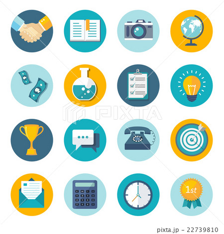 Set of modern flat icons 22739810