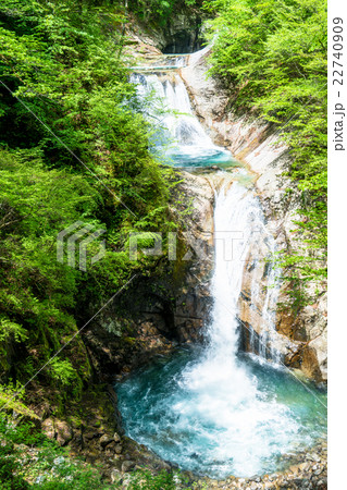【山梨県】西沢渓谷・七ツ釜五段の滝 22740909