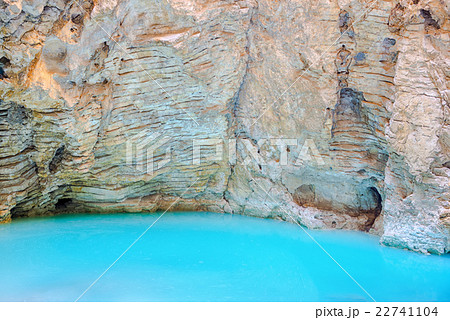 natural underground karst mineral lake Proval 22741104