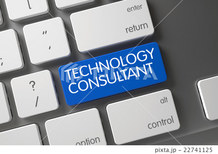 Keyboard with Blue Button - Technology Consultant. Keyboard with Blue Button - Technology Consultant. 22741125