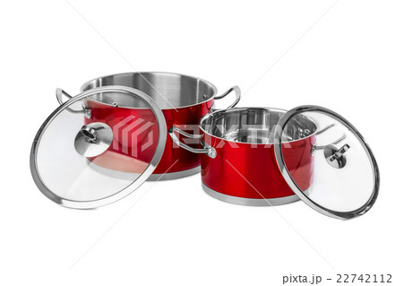 Red steel pans Red steel pans 22742112