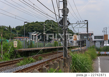 夏の物井駅の風景 22742871
