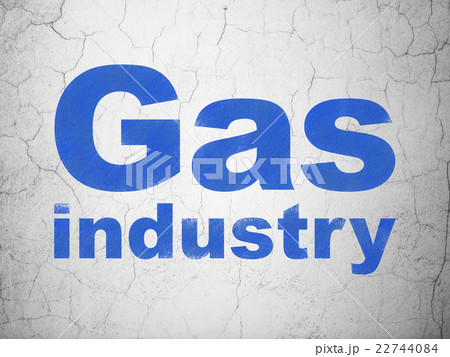Industry concept: Gas Industry on wall background Industry concept: Gas Industry on wall background 22744084