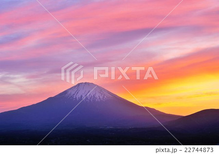 古戦場の夕焼け 22744873