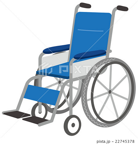 車椅子のイメージイラストのイラスト素材