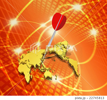 日本列島にダーツの矢を当てる 日本列島にダーツの矢を当てる 22745813