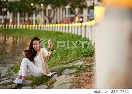 Taking selfie 22747733