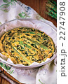Spinach Asparagus Omelette, Italian Egg Omelet 22747908