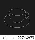 Outline of cup, vector illustration 22748973
