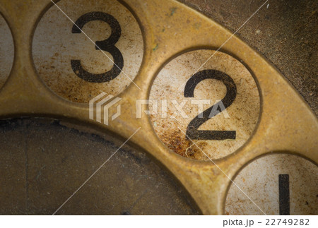Close up of Vintage phone dial - 2 22749282