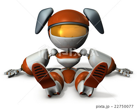 休憩中のキュートなロボット 休憩中のキュートなロボット 22750077