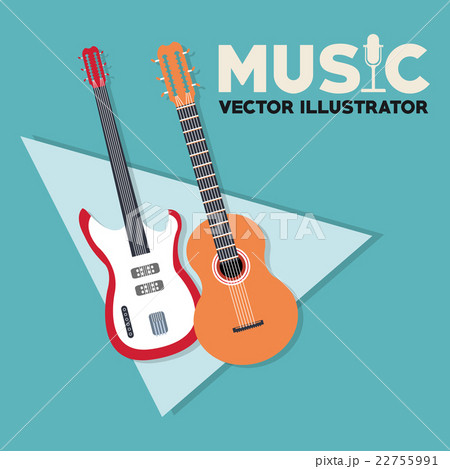 Musical Instrument Design, Vector illustration 22755991