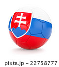 Soccer football ball with Slovakia flag 22758777