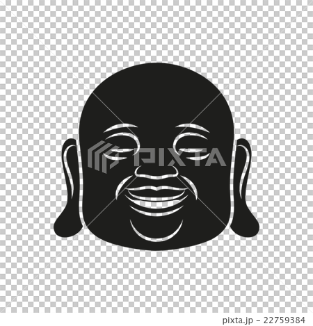 Head of Buddha. Vector illustration isolated 22759384