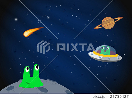 Cartoon space background 22759427