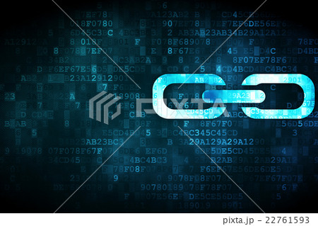 Web design concept: Link on digital backgroundのイラスト素材 [22761593] - PIXTA