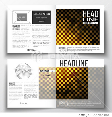 Set of annual report business templates for 22762468