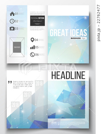 Set of business templates for brochure, magazine 22762477