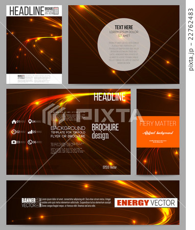 Set of business templates for presentation 22762483