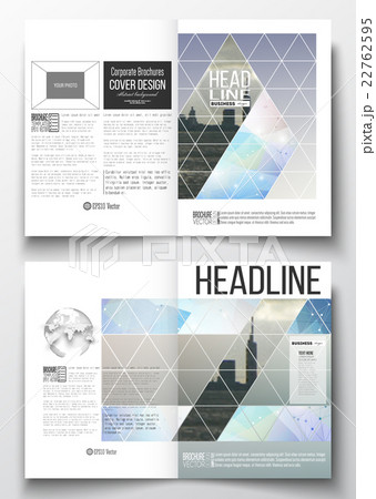 Set of business templates for brochure, magazine Set of business templates for brochure, magazine 22762595