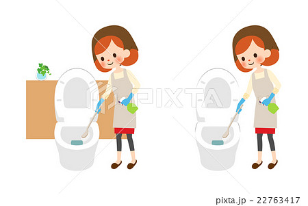 トイレ掃除 22763417