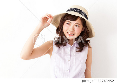 夏服女性ポートレート 夏服女性ポートレート 22763452