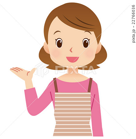 女性ポーズ　主婦　表情 22766036