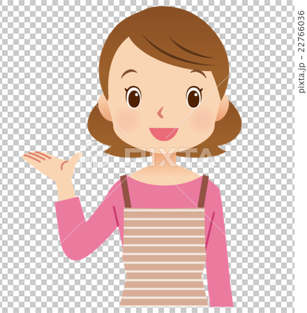女性ポーズ　主婦　表情 22766036