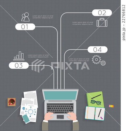 Modern infographic for business concept. 22766812