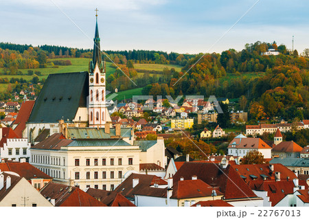 St. Vitus Church and cityscape Cesky Krumlov 22767013