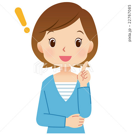 女性ポーズ　主婦　表情 22767085