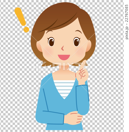 女性ポーズ　主婦　表情 22767085