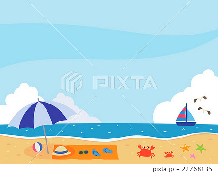 海のイラストのイラスト素材 22768135 Pixta