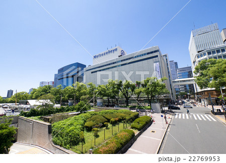 名古屋・栄・都市風景　エンゼルブリッジからの眺め　久屋広場　松坂屋名古屋店 22769953