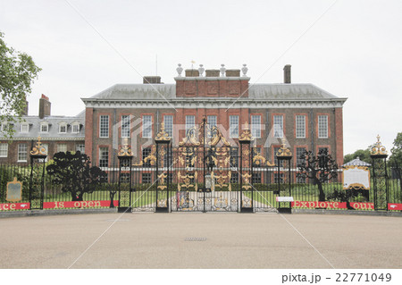 イギリス ロンドン ケンジントン宮殿の写真素材