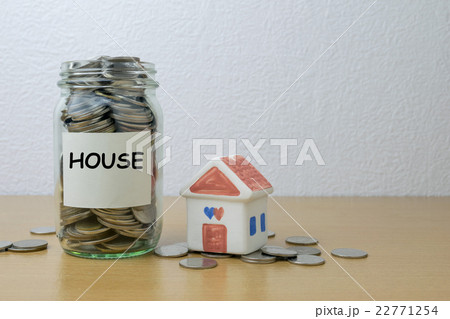 Money saving for house in the glass bottle Money saving for house in the glass bottle 22771254