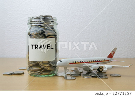 Money saving for travel in the glass bottle Money saving for travel in the glass bottle 22771257