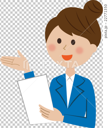 A woman in a suit to explain A woman in a suit to explain 22771350