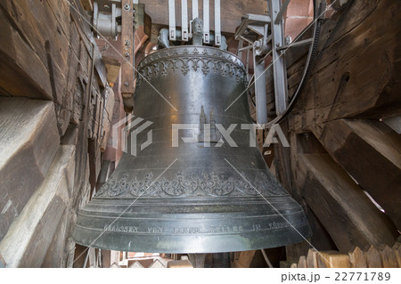 Big bell inside Basel Minster, Switzerland Big bell inside Basel Minster, Switzerland 22771789