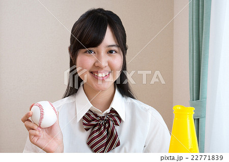 女子高生(高校野球応援イメージ) 女子高生(高校野球応援イメージ) 22771839