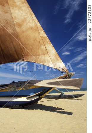 SRI LANKA NEGOMBO DHONI FISHINGBOAT 22772103