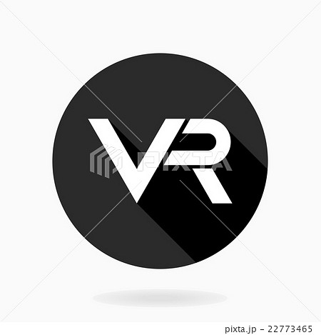 Fine Vector Flat Icon With VR Logo 22773465