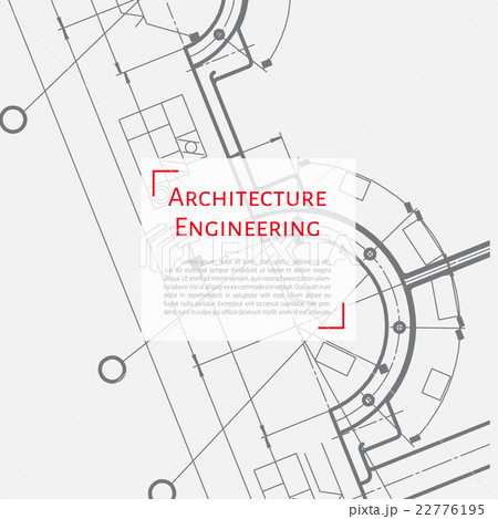 Vector technical blueprint of mechanism Vector technical blueprint of mechanism 22776195