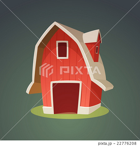 Red Farm Barn Icon 22776208